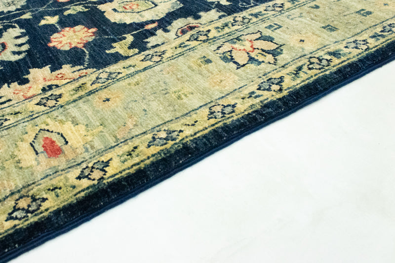 Alfombra Ziegler - 149 x 100 cm - azul oscuro