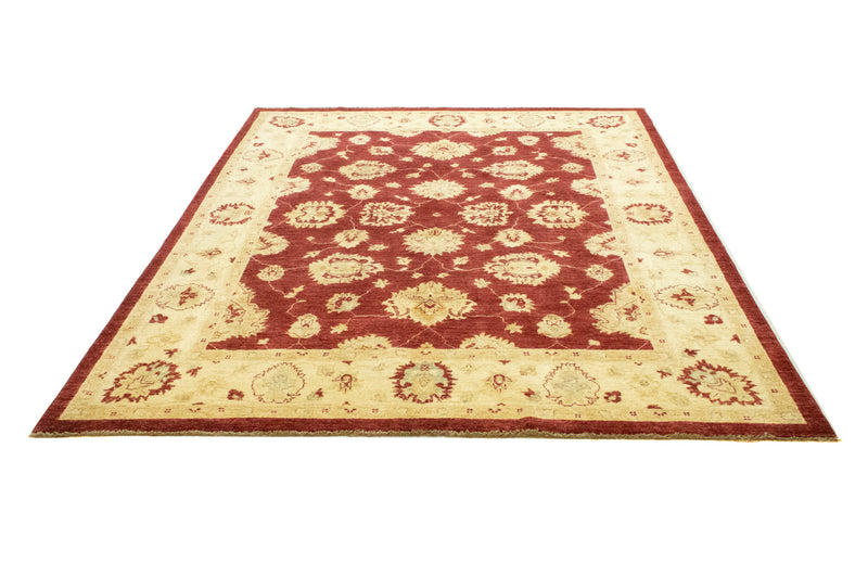 Alfombra Ziegler - 246 x 192 cm - rojo oscuro