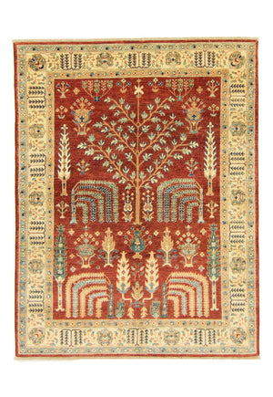 Alfombra Ziegler - 184 x 147 cm - rojo