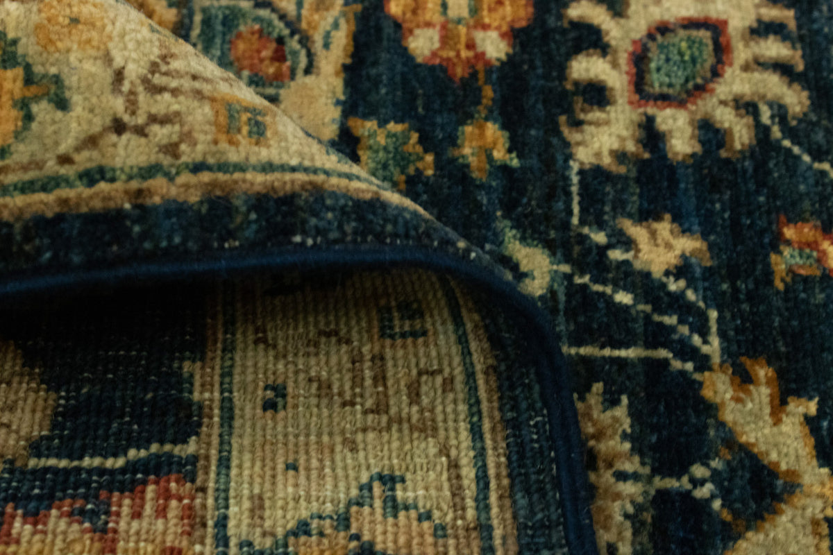 Alfombra Ziegler - 84 x 62 cm - azul oscuro