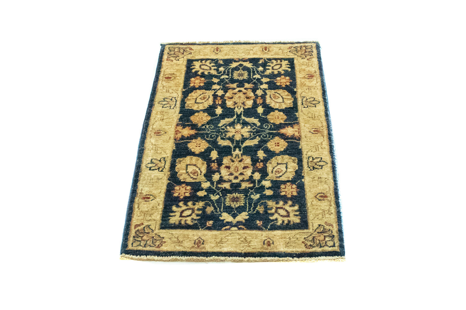 Alfombra Ziegler - 98 x 52 cm - azul oscuro