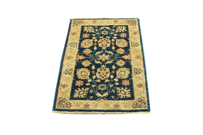 Alfombra Ziegler - 98 x 52 cm - azul oscuro
