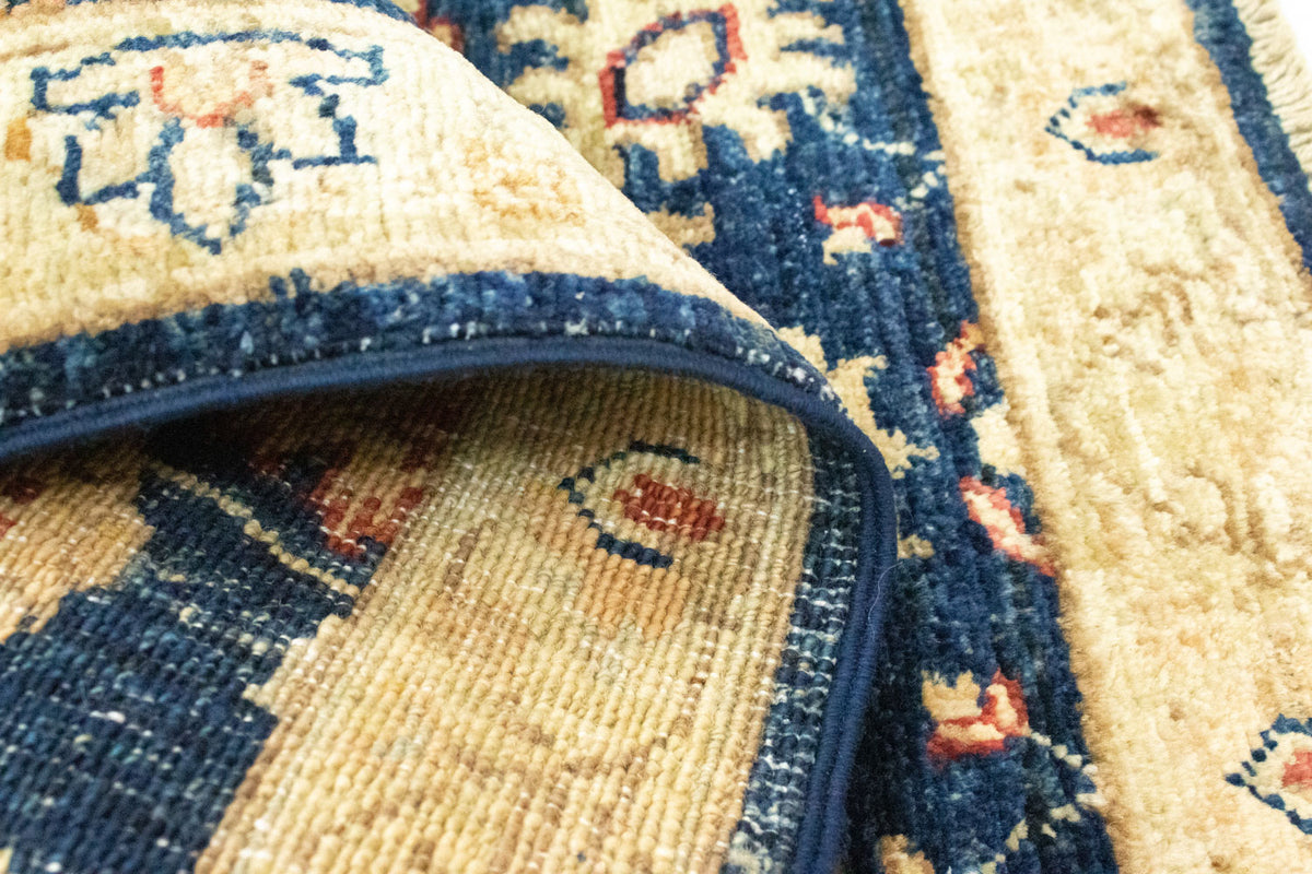 Alfombra Ziegler - 98 x 52 cm - azul oscuro