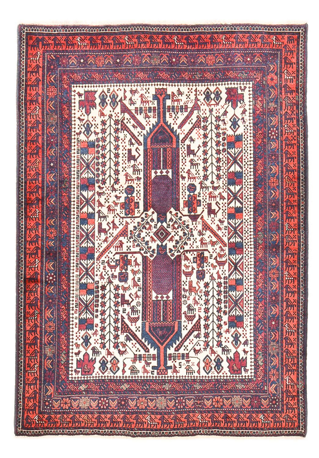 Alfombra Belutsch - 210 x 153 cm - crema
