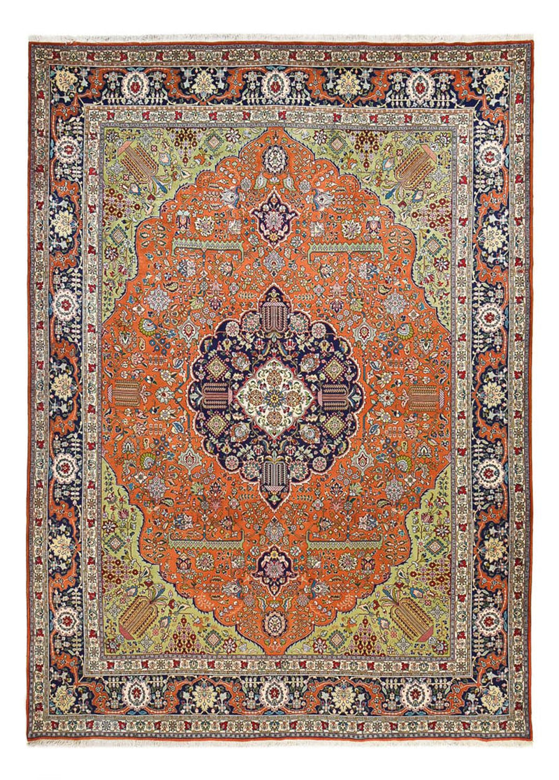 Alfombra Persa - Tabriz - Real - 408 x 293 cm - naranja