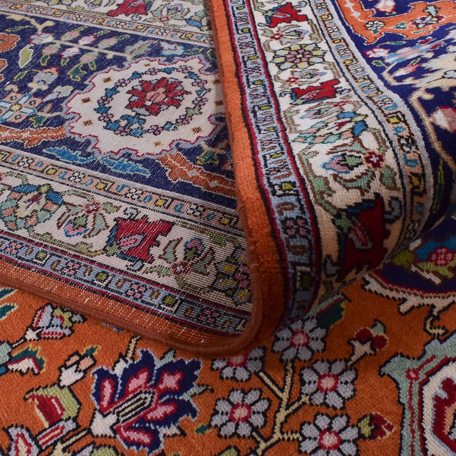 Alfombra Persa - Tabriz - Real - 408 x 293 cm - naranja