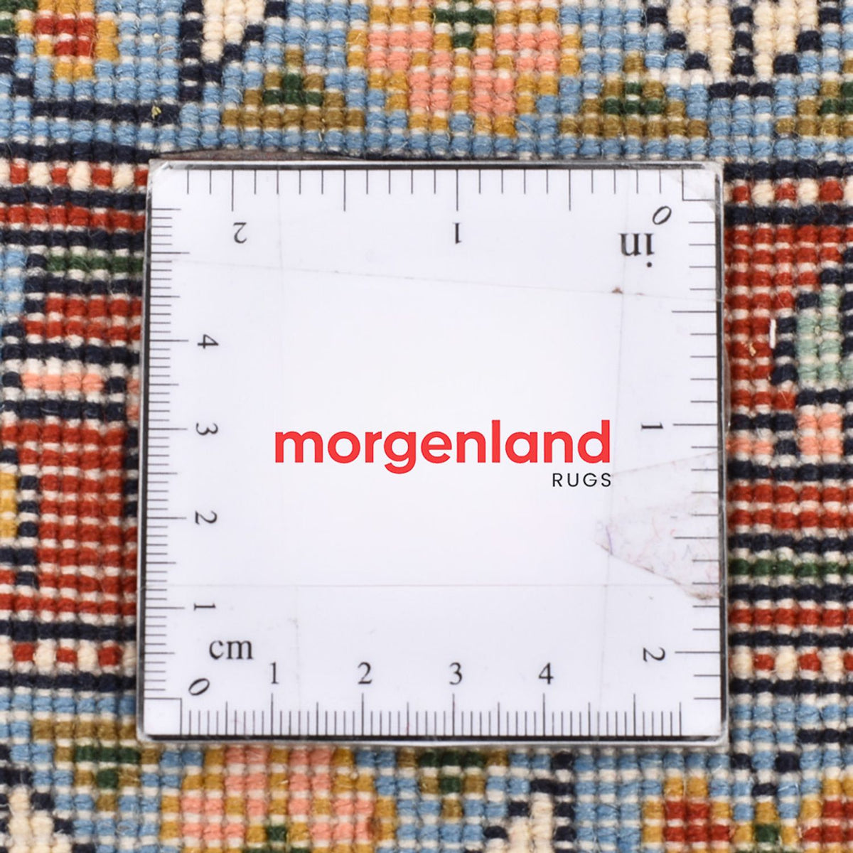 Alfombra persa - Nómada cuadrado  - 105 x 100 cm - crema