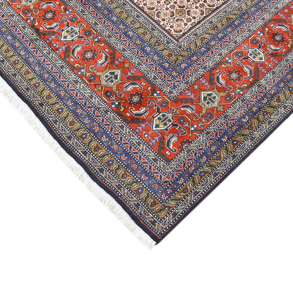 Alfombra persa - Nómada - Real - 400 x 292 cm - chocolate claro