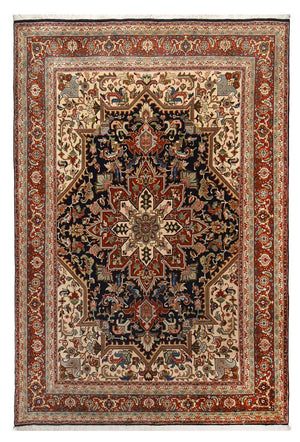 Alfombra persa - Nómada - 288 x 196 cm - azul oscuro