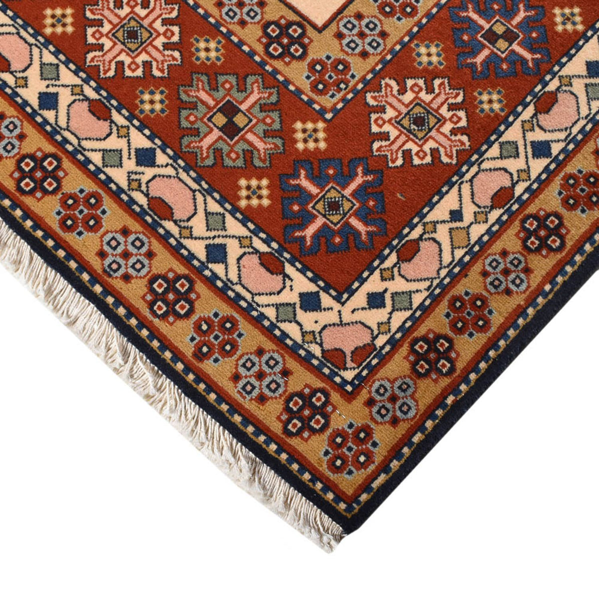 Alfombra persa - Nómada - 197 x 136 cm - azul oscuro