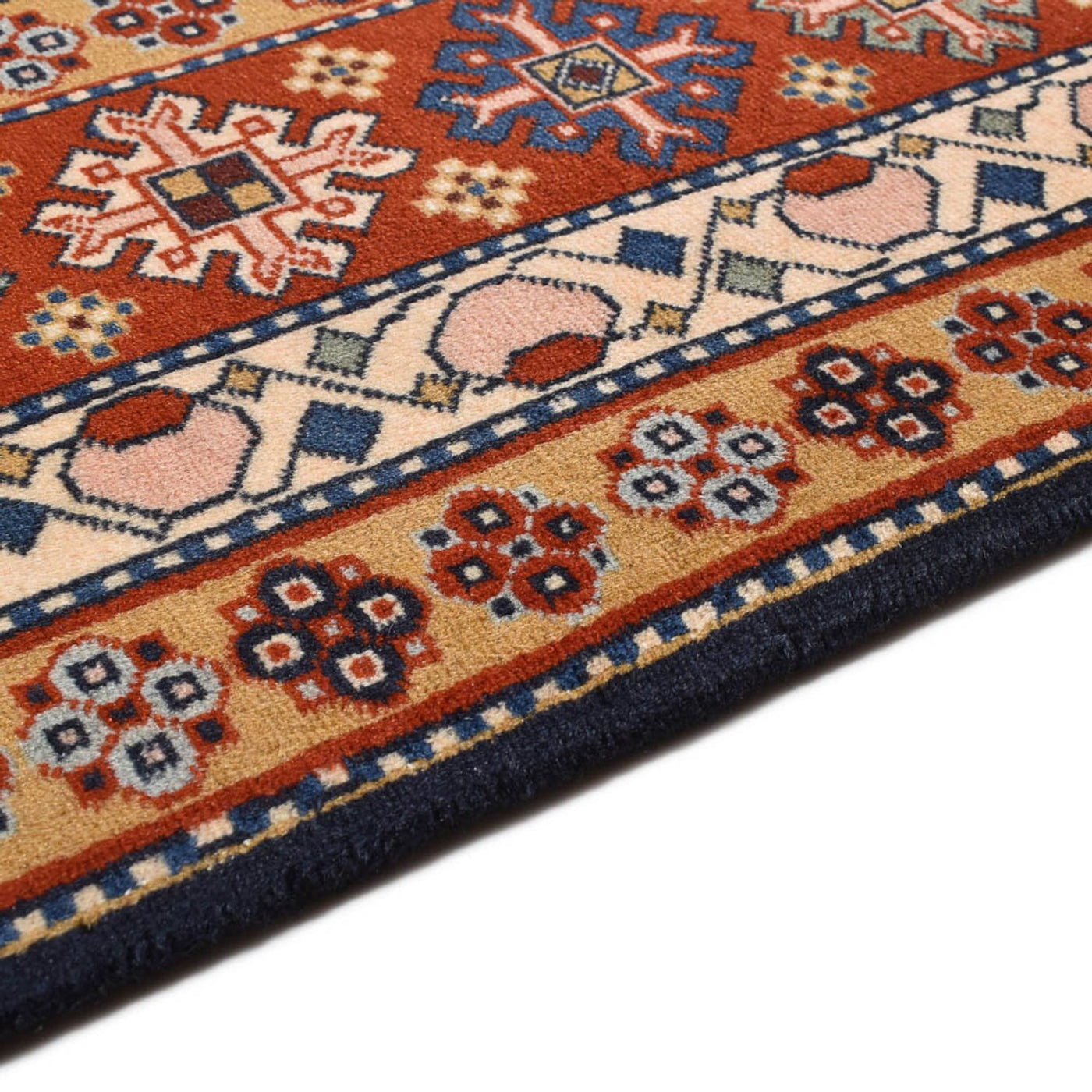 Alfombra persa - Nómada - 197 x 136 cm - azul oscuro