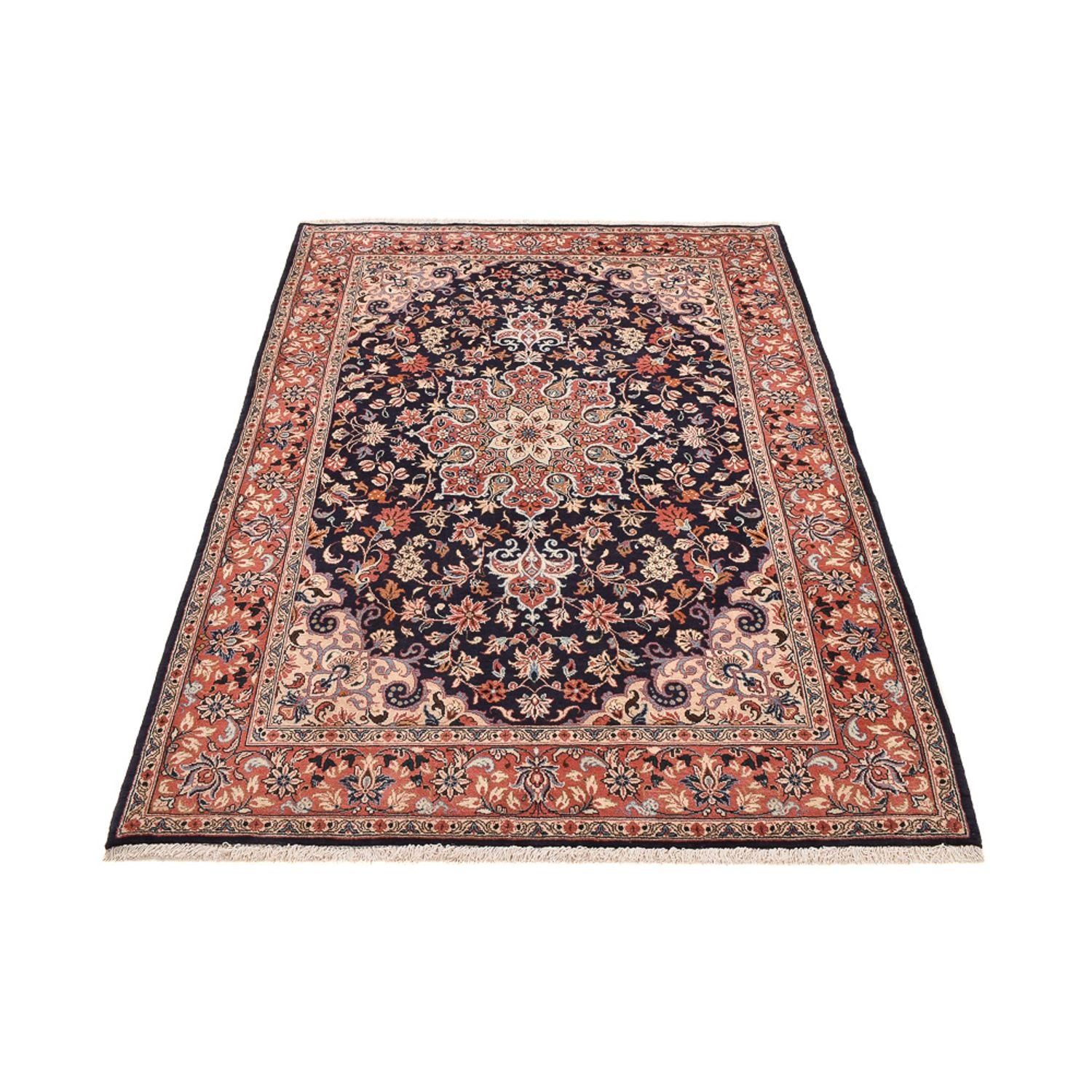 Alfombra persa - Clásica - 234 x 167 cm - azul oscuro