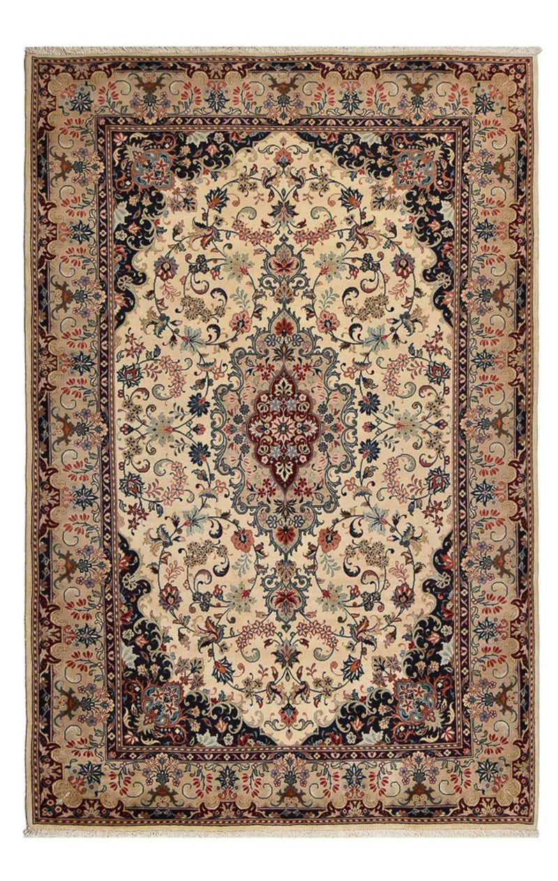 Alfombra persa - Keshan - 302 x 197 cm - beige