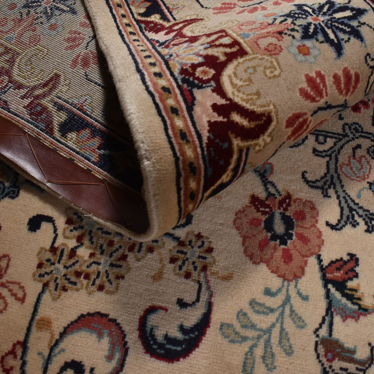 Alfombra persa - Keshan - 302 x 197 cm - beige