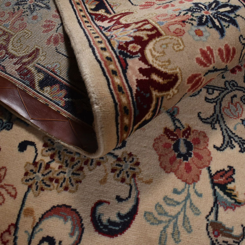 Alfombra persa - Keshan - 302 x 197 cm - beige
