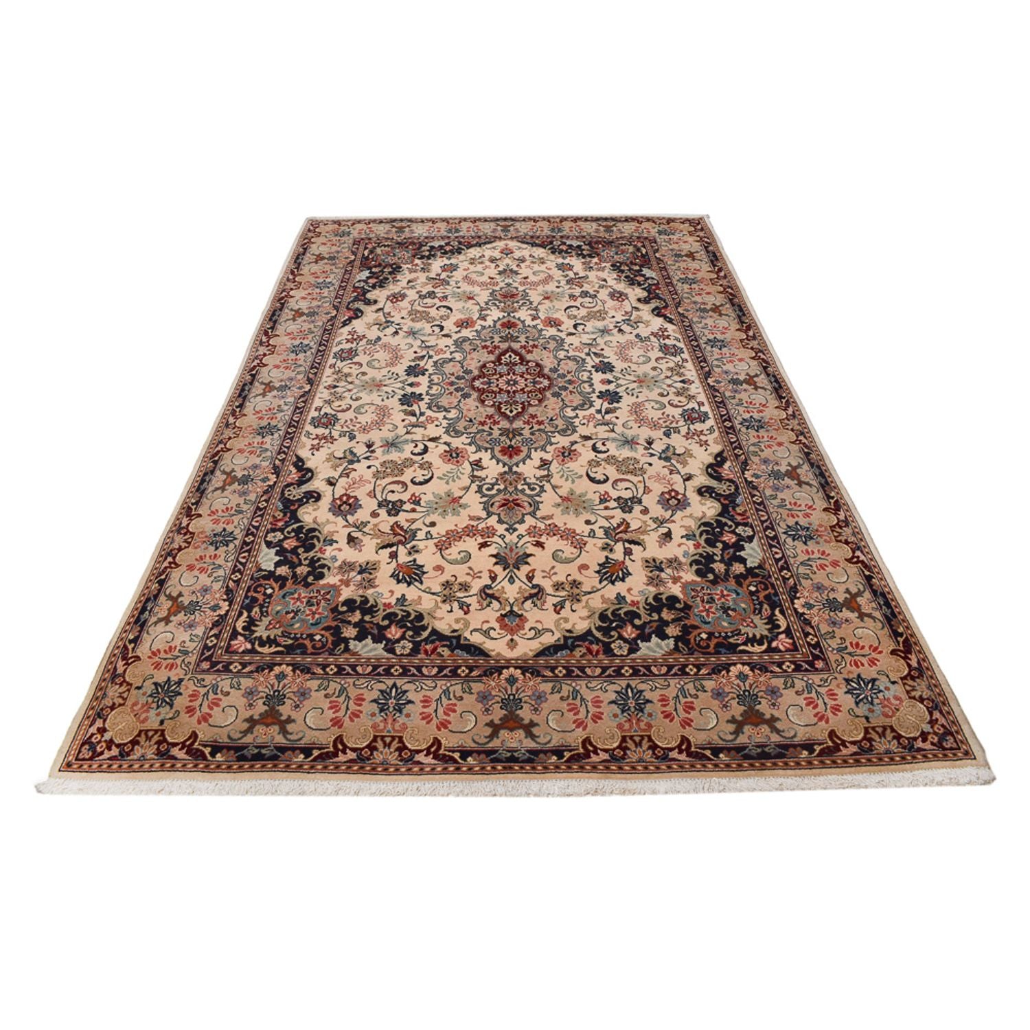Alfombra persa - Keshan - 302 x 197 cm - beige