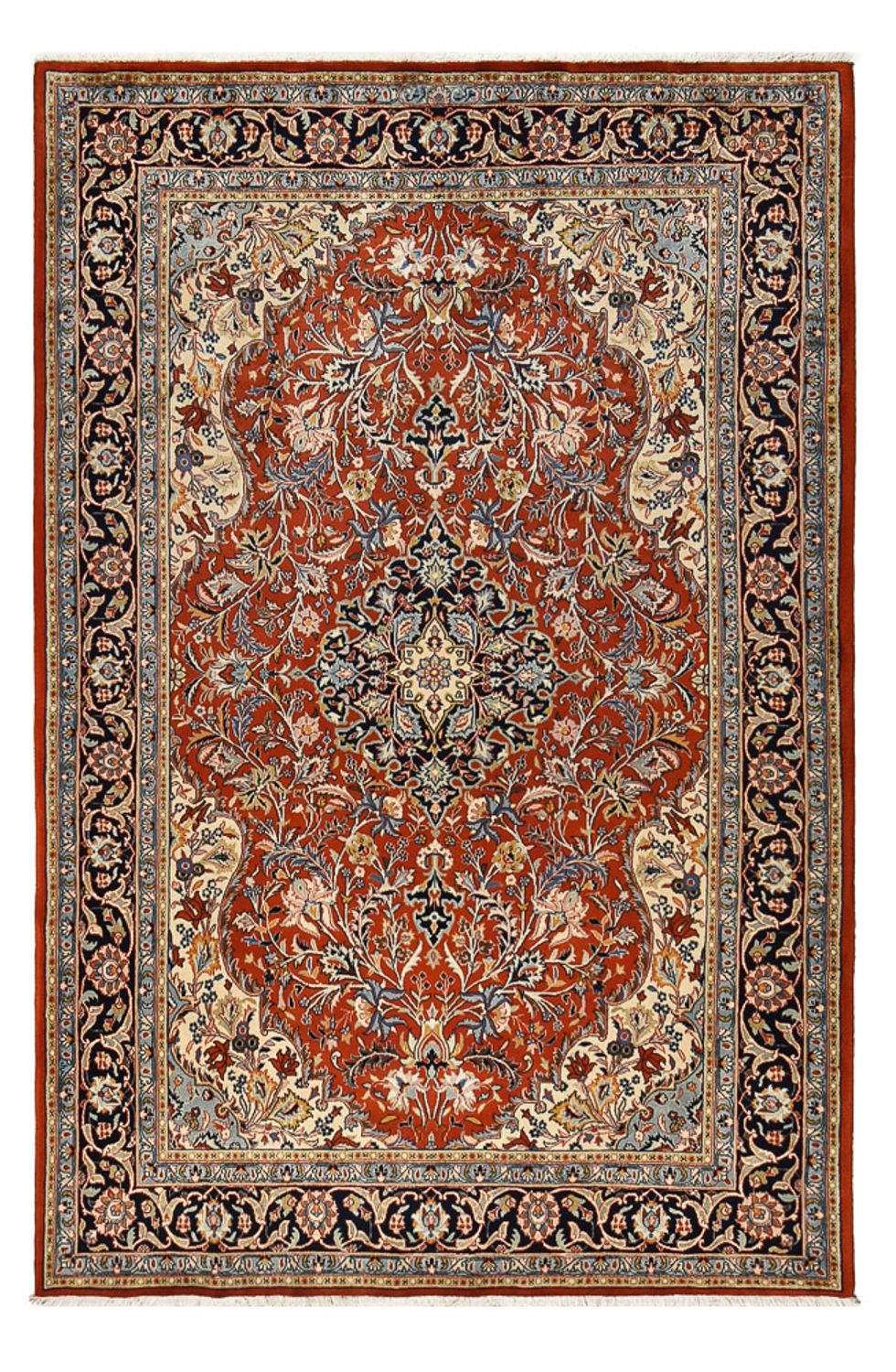 Alfombra persa - Clásica - 292 x 196 cm - rojo oscuro