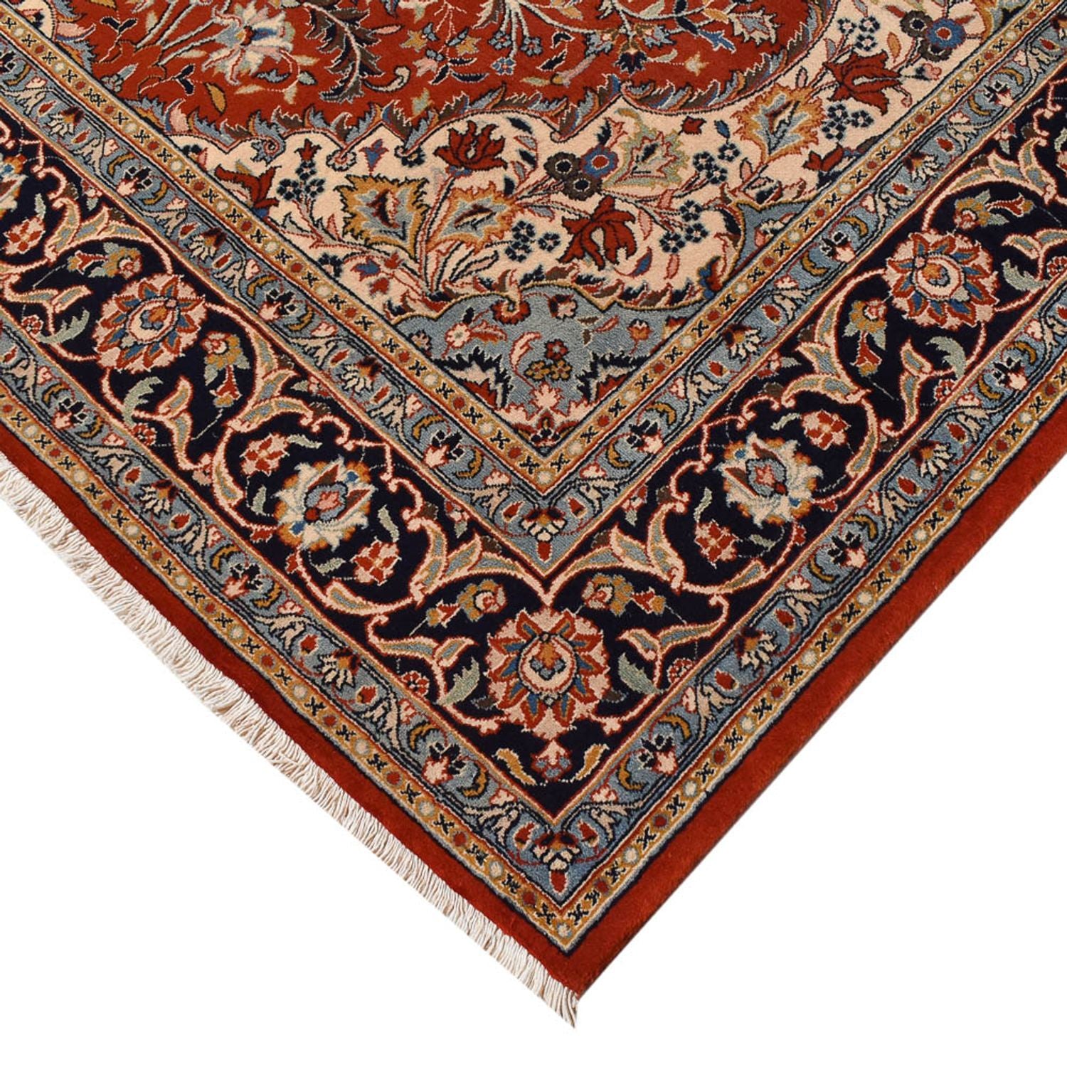 Alfombra persa - Clásica - 292 x 196 cm - rojo oscuro