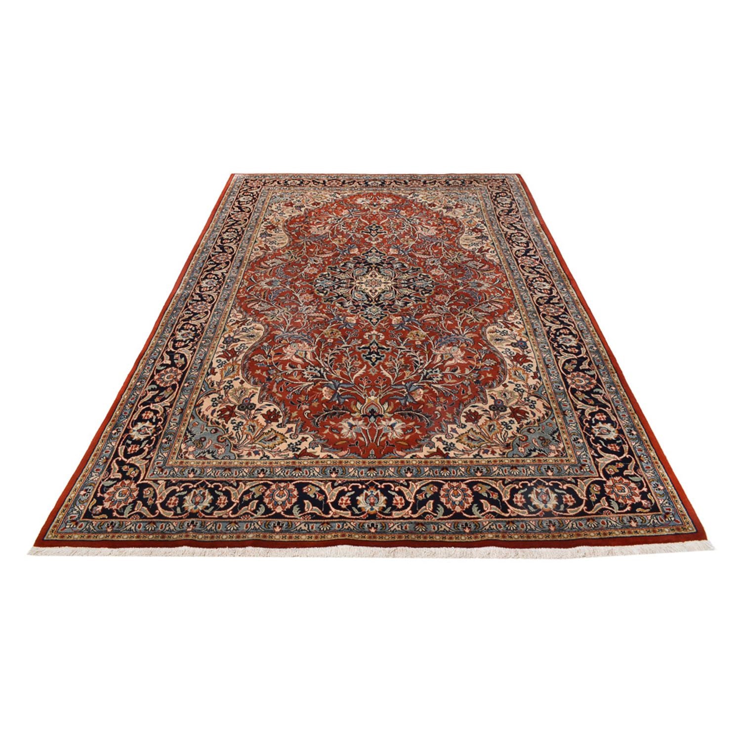 Alfombra persa - Clásica - 292 x 196 cm - rojo oscuro