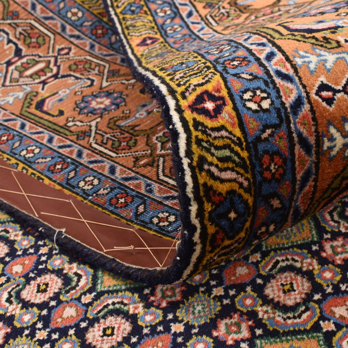 Alfombra persa - Nómada - 295 x 193 cm - beige oscuro