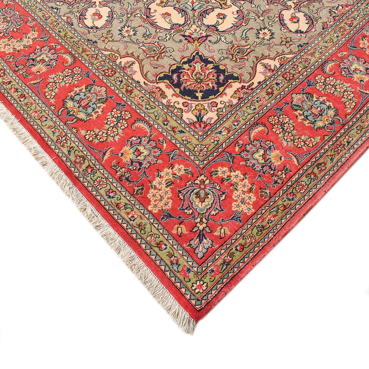 Alfombra persa - Ghom - 353 x 255 cm - rojo