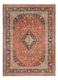 Alfombra persa - Keshan - Real - 395 x 298 cm - rojo claro