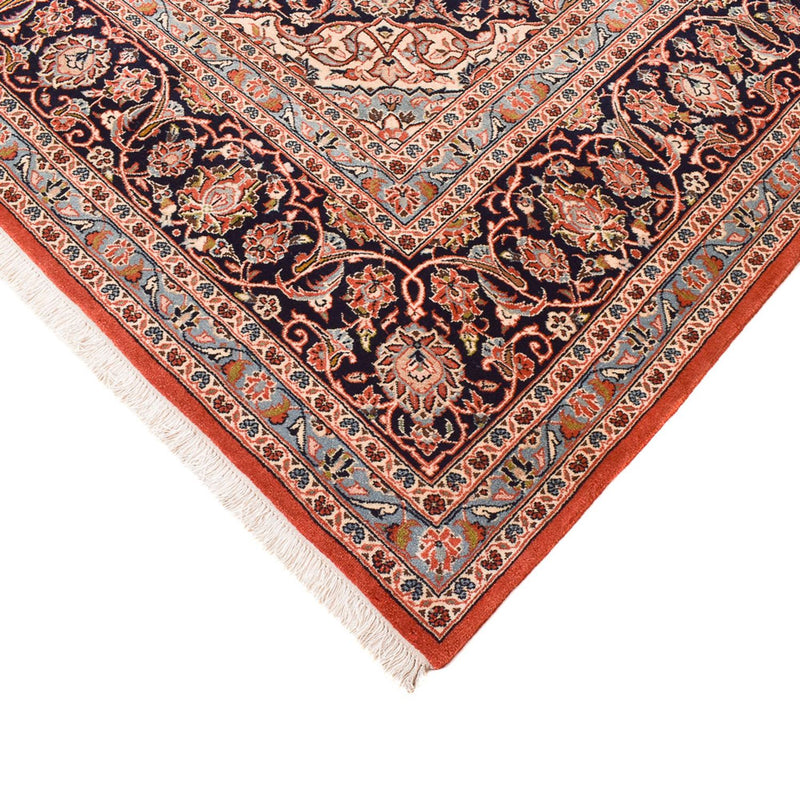 Alfombra persa - Keshan - Real - 395 x 298 cm - rojo claro
