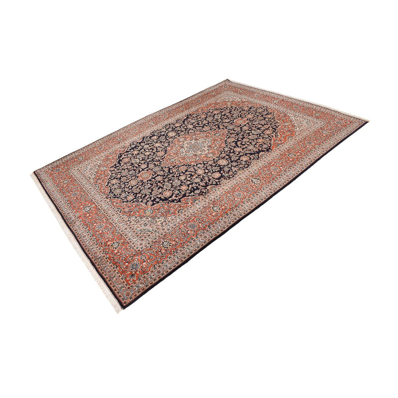 Alfombra persa - Keshan - 403 x 295 cm - azul oscuro