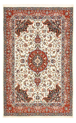 Alfombra Persa - Ghom - Royal - 216 x 140 cm - crema
