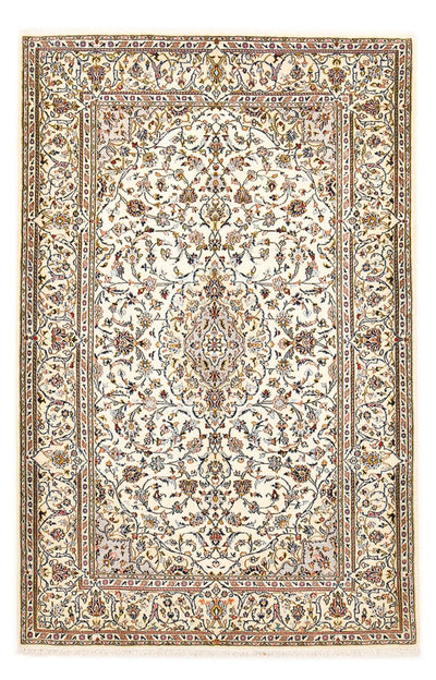Kashan Alfombra 135x208cm - Alfombra persa - crema