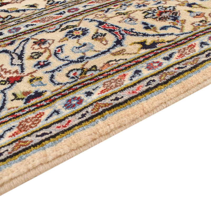 Alfombra persa - Keshan - Real - 208 x 135 cm - crema