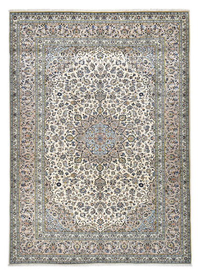 Kashan Alfombra 257x352cm - Alfombra persa - gris