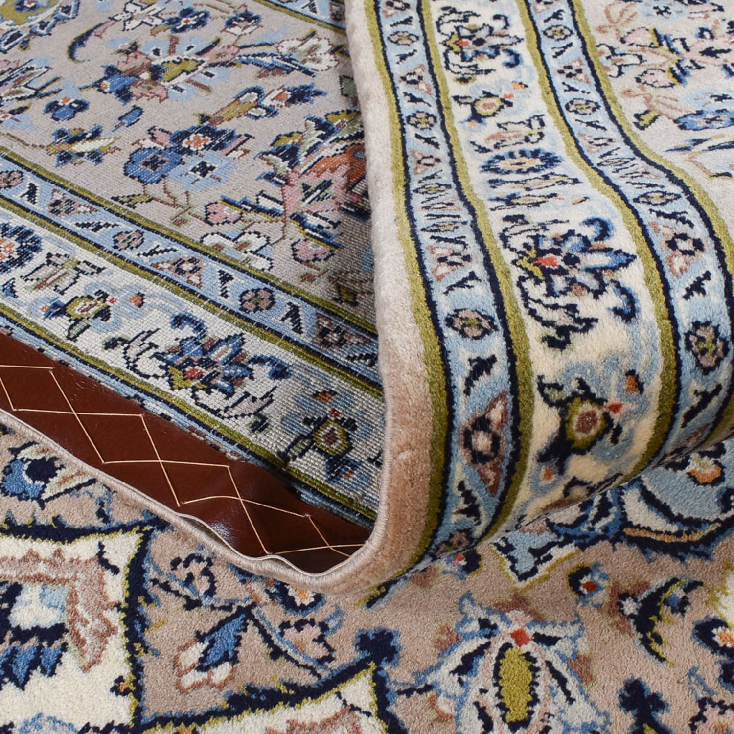 Alfombra persa - Keshan - 352 x 257 cm - gris