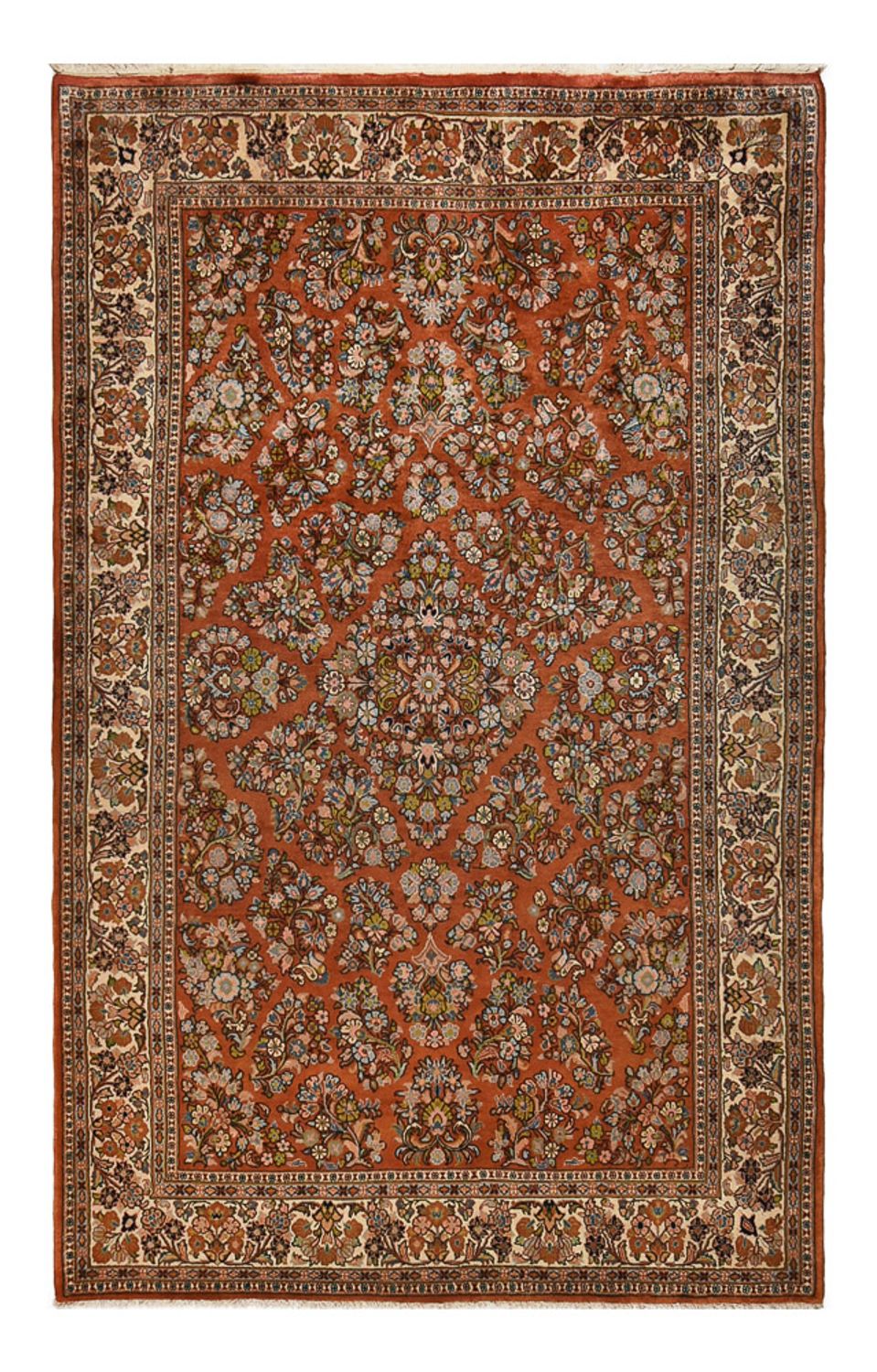 Alfombra persa - Clásica - 283 x 175 cm - rojo