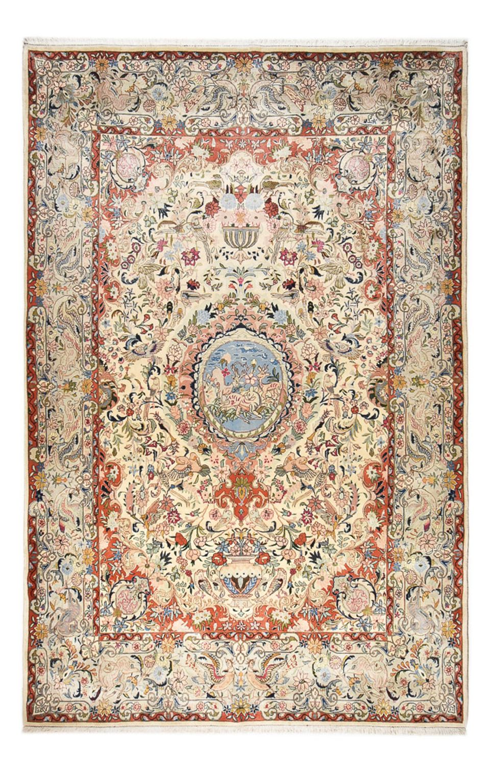 Alfombra persa - Clásica - 380 x 250 cm - arena
