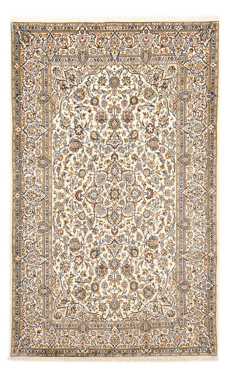 Alfombra persa - Keshan - 217 x 138 cm - crema