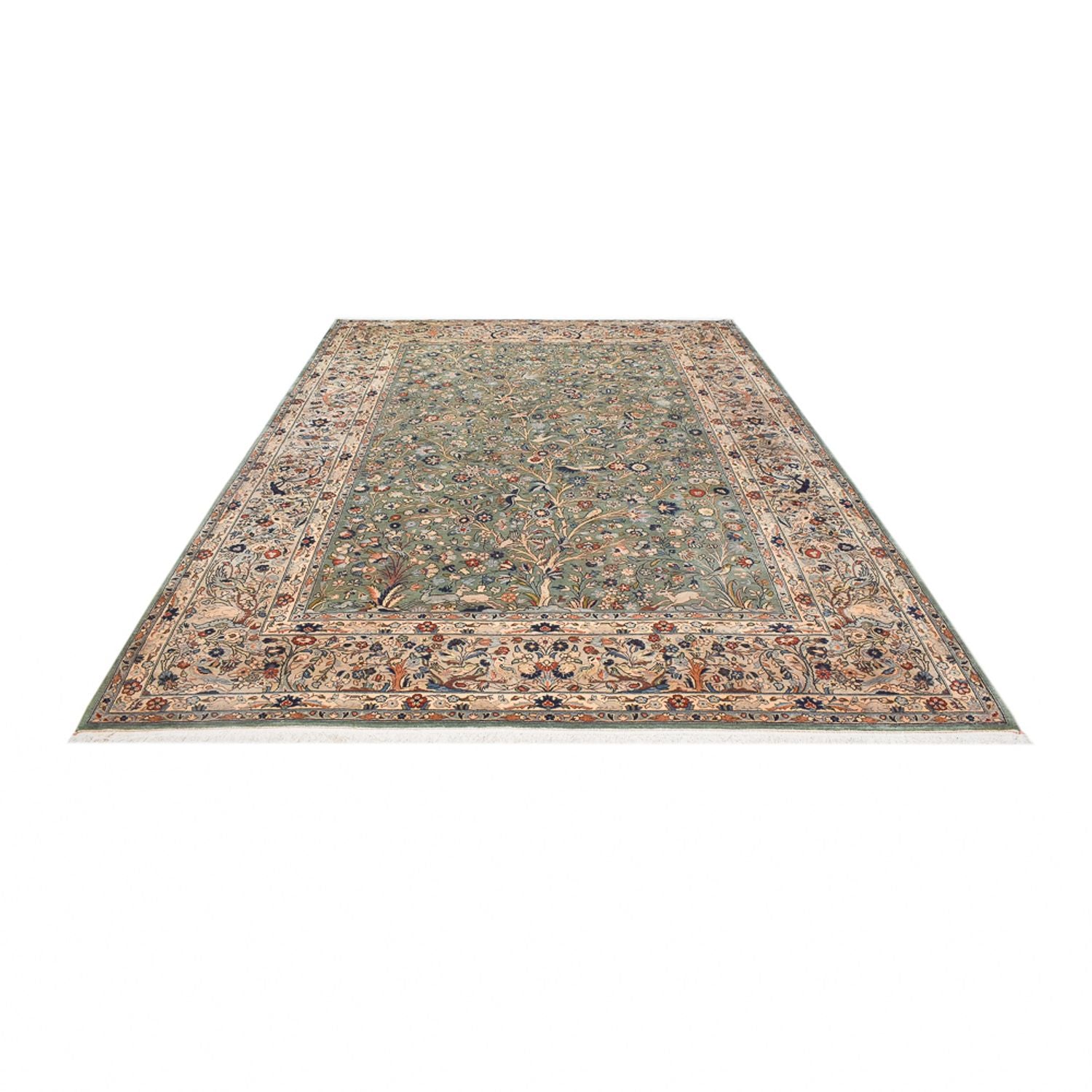 Alfombra persa - Keshan - 340 x 250 cm - arena