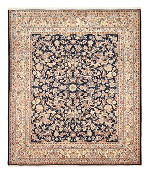 Alfombra persa - Keshan - 238 x 205 cm - azul oscuro