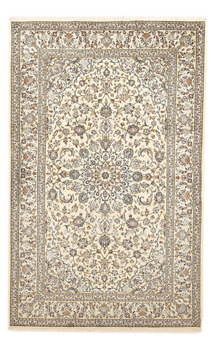 Alfombra persa - Keshan - 223 x 139 cm - crema