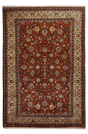 Alfombra persa - Clásica - 289 x 194 cm - rojo oscuro