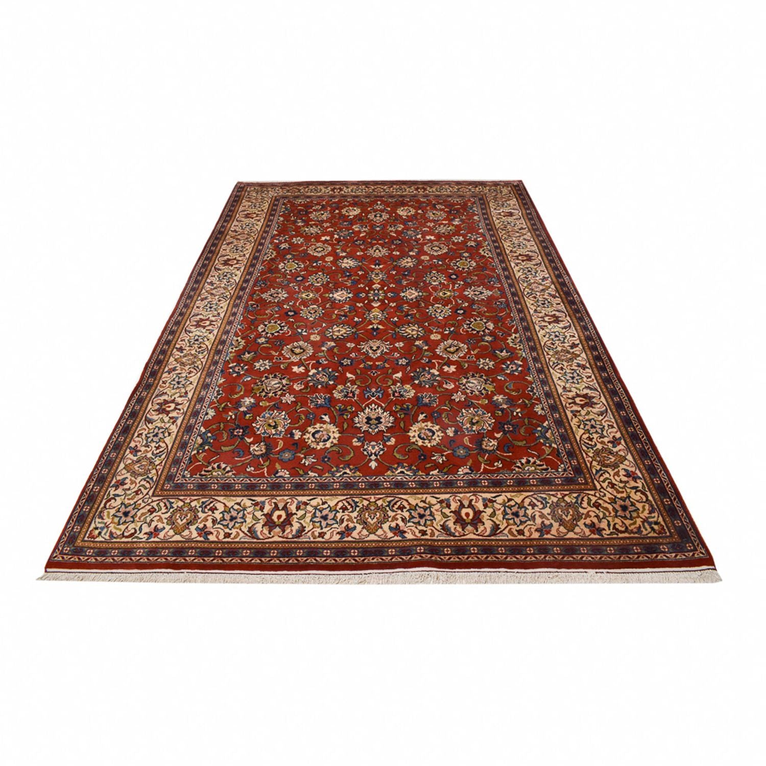 Alfombra persa - Clásica - 289 x 194 cm - rojo oscuro