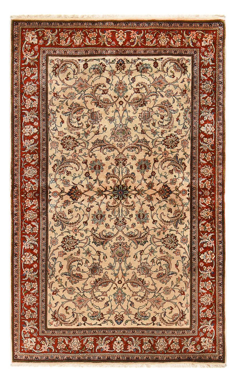 Alfombra persa - Clásica - 223 x 139 cm - beige claro