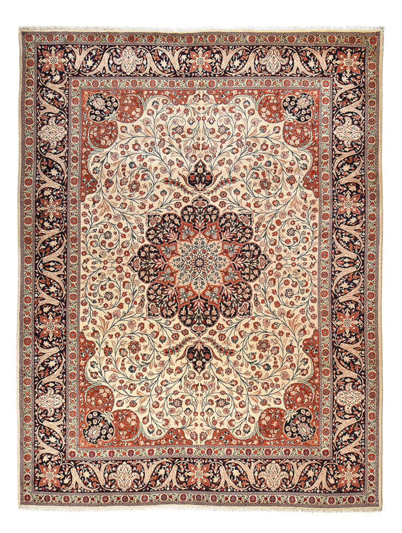 Alfombra persa - Keshan - 403 x 299 cm - beige