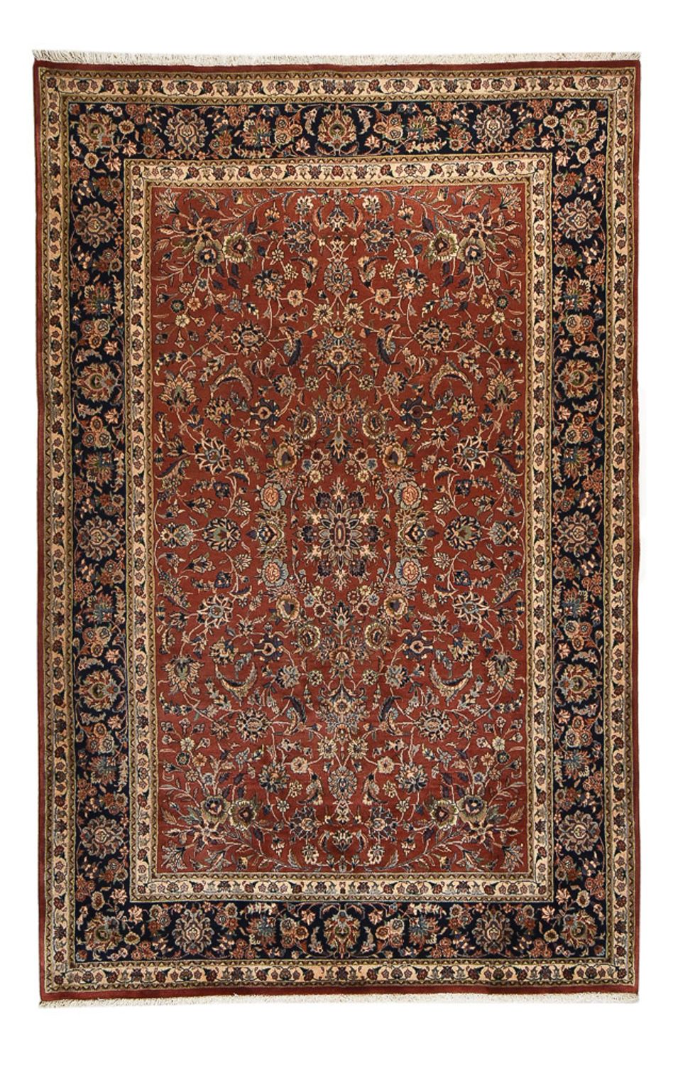 Alfombra persa - Nómada - 296 x 194 cm - rojo oscuro
