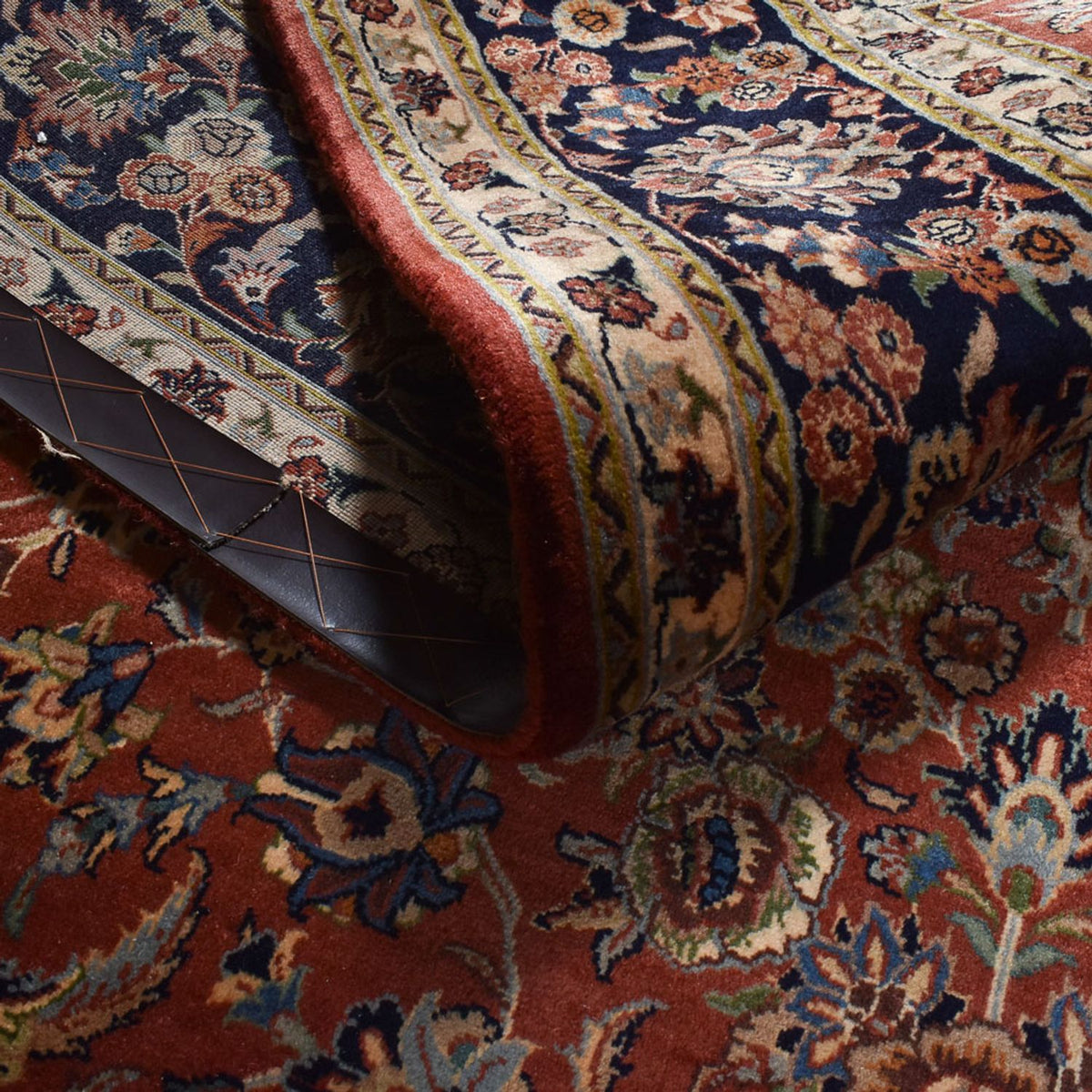 Alfombra persa - Nómada - 296 x 194 cm - rojo oscuro