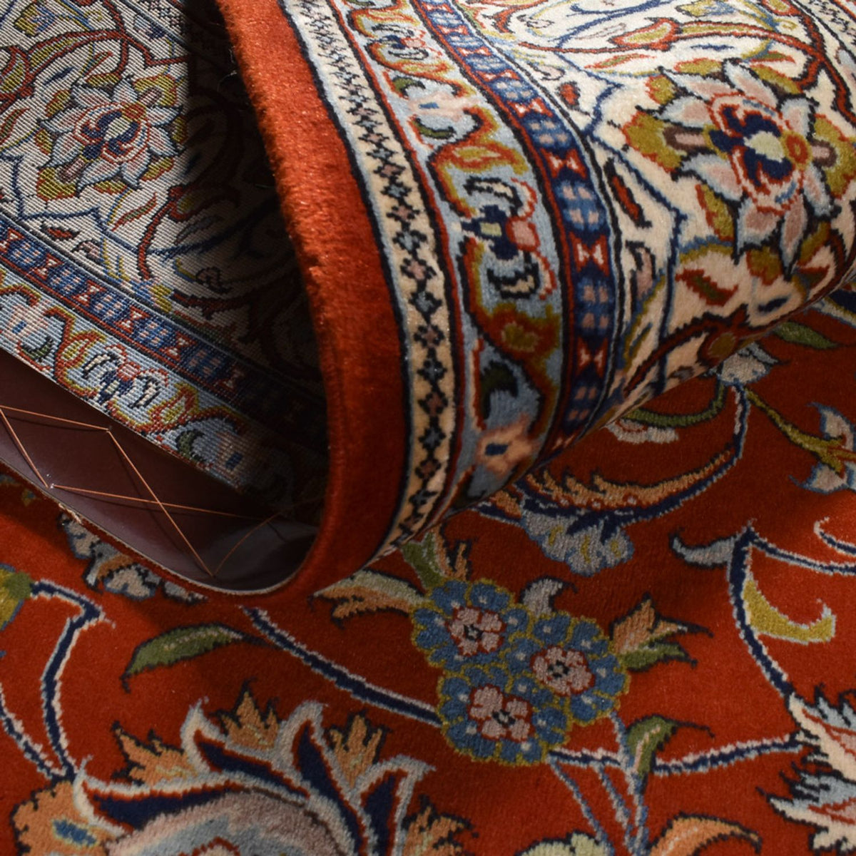 Alfombra persa - Clásica - 293 x 207 cm - rojo oscuro