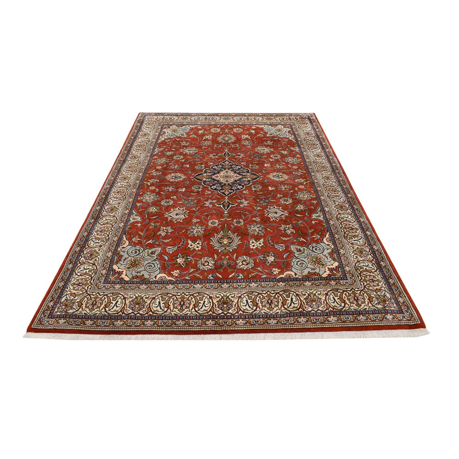 Alfombra persa - Clásica - 293 x 207 cm - rojo oscuro