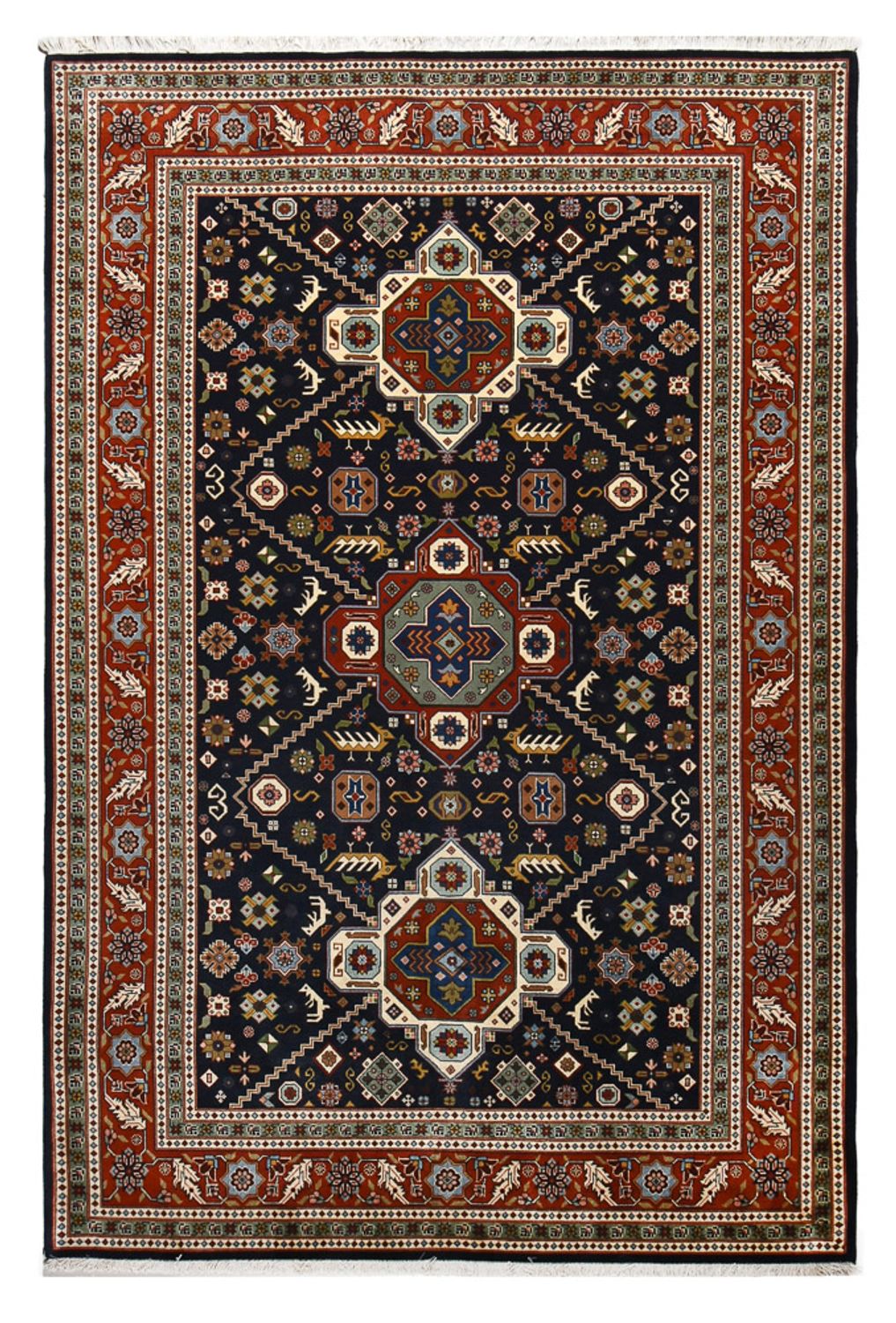 Alfombra persa - Nómada - 290 x 196 cm - rojo