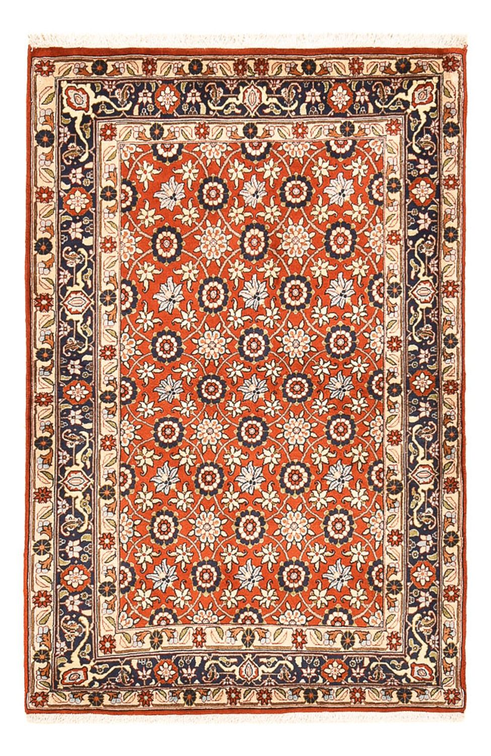 Alfombra persa - Nómada - 157 x 102 cm - rojo claro