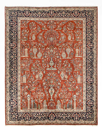 Alfombra persa - Clásica - Real - 397 x 300 cm - rojo